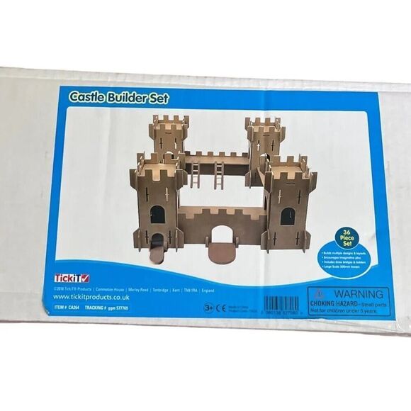 2016 TickiT Castle Builder Set Imagination Kids Building Toys Constructive NIB - Picture 2 of 6